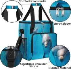 Cfpolar Coffee Maker Carrying Bag Dolphins Printed Travel Coffee Machine Bag Carrying Organizer Case Portable Single Serve Coffee Brewer Tote Bag Storage Bag For Camping Picnic -Small Appliance Store 71rG8VDaX1L. AC SL1200