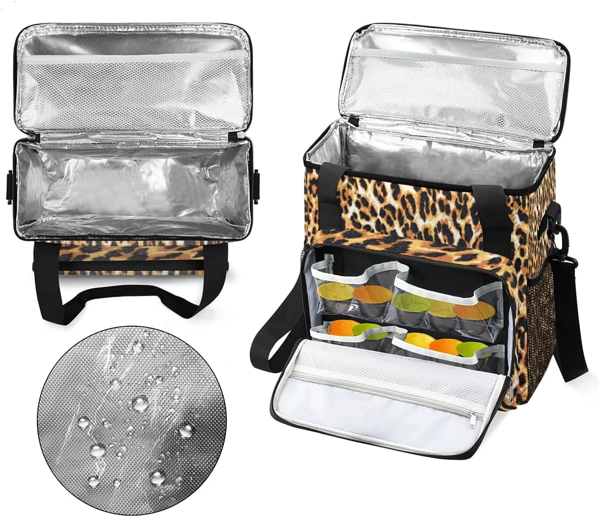 Cfpolar Coffee Maker Carrying Bag Leopard Travel Coffee Machine Bag Carrying Organizer Case Portable Single Serve Coffee Brewer Tote Bag Storage Bag For Camping Picnic 6 Cfpolar Coffee Maker Carrying Bag Leopard Travel Coffee Machine Bag Carrying Organizer Case Portable Single Serve Coffee Brewer Tote Bag Storage Bag For Camping Picnic - Image 4