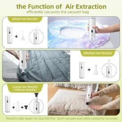 Chuboor Handheld Vacuum, 13000PA Powerful Car Vacuum Cleaner High Power Cordless Rechargeable, Portable Mini Vacuum With LED SOS Light, Small Hand Held Vacuuming Cordless, Dust Busters (P16-White) -Small Appliance Store 71s0v kyC3L. AC SL1500