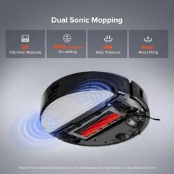 Roborock S8 Pro Ultra Robot Vacuum, Auto-Drying, Self-Washing, Liftable Dual Brush & Sonic Mop, 6000Pa Suction, Self-Refilling, Self-Emptying, Obstacle Avoidance, Black (RockDock Ultra Series) -Small Appliance Store 71sYtt4Et9L. AC SL1500