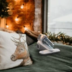 Qijun Handheld Bed Vacuum Cleaner Machine, Mattress Vacuum Cleaner With 15KPa Suction, UV Light, Washable HEPA Filter For Deep Clean Fur/Hair/Dander/Dust On Fabric Surfaces 12 Qijun Handheld Bed Vacuum Cleaner Machine, Mattress Vacuum Cleaner With 15KPa Suction, UV Light, Washable HEPA Filter For Deep Clean Fur/Hair/Dander/Dust On Fabric Surfaces -Small Appliance Store 71t5GwKnVOL. AC SL1500