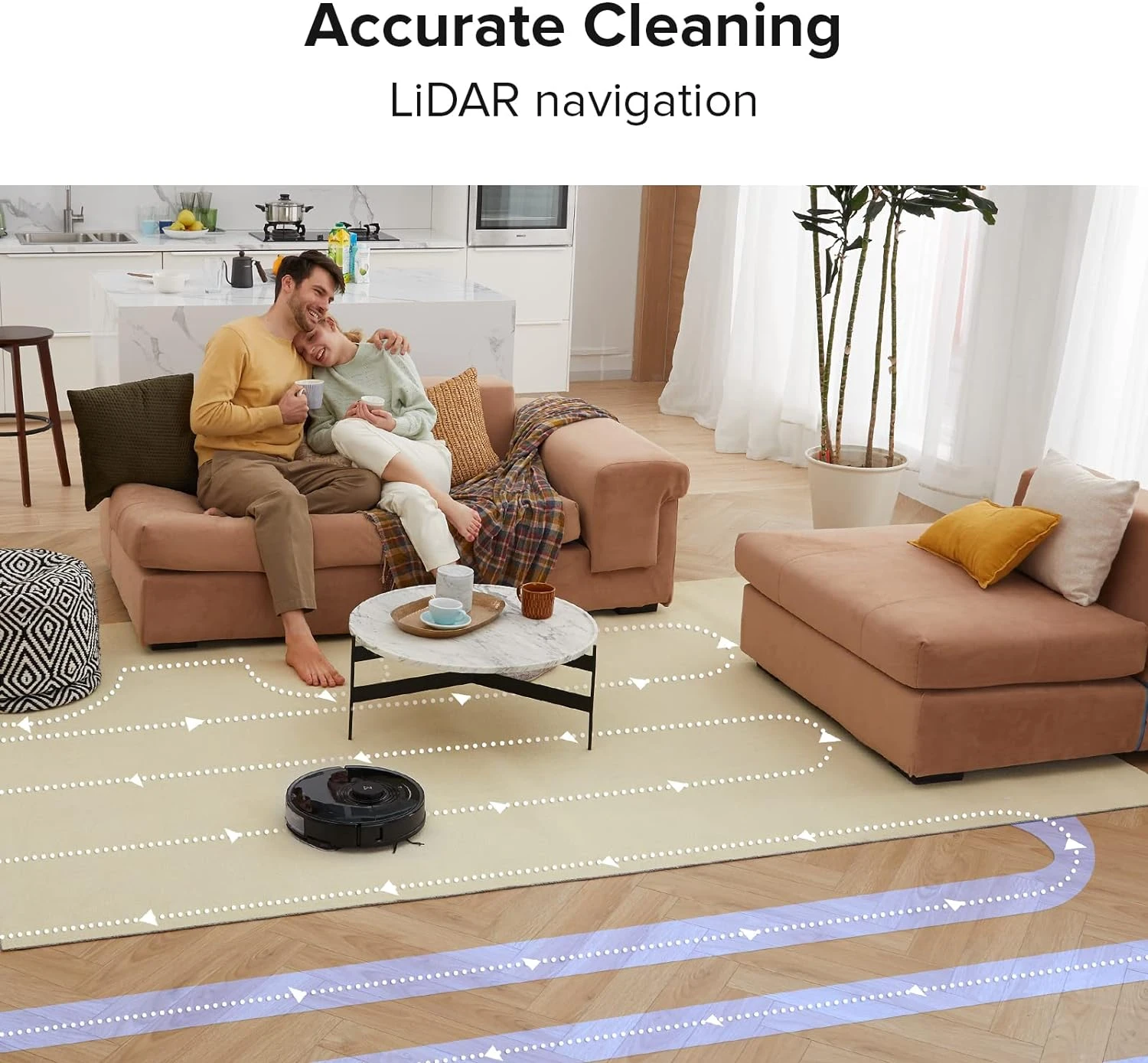 Roborock S7 Robot Vacuum And Mop Combo, 2500PA Suction & Sonic Mopping, Robotic Vacuum Cleaner With Multi-Level Mapping, Mop Floors And Vacuum Carpets In One Clean, Perfect For Pet Hair 6 Roborock S7 Robot Vacuum And Mop Combo, 2500PA Suction & Sonic Mopping, Robotic Vacuum Cleaner With Multi-Level Mapping, Mop Floors And Vacuum Carpets In One Clean, Perfect For Pet Hair - Image 4