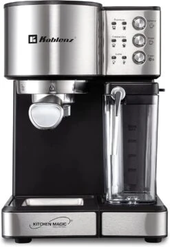 Koblenz Espresso Machine With Steamer And Milk Frother Tank, 15 Bar Pump, Espresso, Cappuccino, And Latte Maker, Espresso Machine For Home And Barista, Easy To Use, 1350 W, CKM-1350 IN 12 Koblenz Espresso Machine With Steamer And Milk Frother Tank, 15 Bar Pump, Espresso, Cappuccino, And Latte Maker, Espresso Machine For Home And Barista, Easy To Use, 1350 W, CKM-1350 IN -Small Appliance Store 71tf8xVoUML. AC SL1500