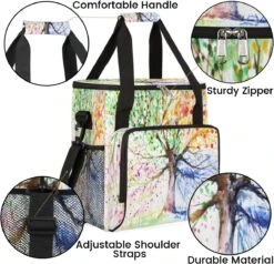 Cfpolar Coffee Maker Carrying Bag Four Season Tree Watercolors Travel Coffee Machine Bag Carrying Organizer Case Portable Single Serve Coffee Brewer Tote Bag Storage Bag For Camping Picnic 16 Cfpolar Coffee Maker Carrying Bag Four Season Tree Watercolors Travel Coffee Machine Bag Carrying Organizer Case Portable Single Serve Coffee Brewer Tote Bag Storage Bag For Camping Picnic -Small Appliance Store 71twI2bPvFL. AC SL1200