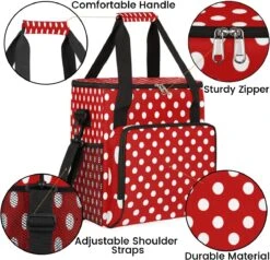 Cfpolar Coffee Maker Carrying Bag Red Polka Dot Printed Travel Coffee Machine Bag Carrying Organizer Case Portable Single Serve Coffee Brewer Tote Bag Storage Bag For Camping Picnic 16 Cfpolar Coffee Maker Carrying Bag Red Polka Dot Printed Travel Coffee Machine Bag Carrying Organizer Case Portable Single Serve Coffee Brewer Tote Bag Storage Bag For Camping Picnic -Small Appliance Store 71uebI0a4dL. AC SL1200