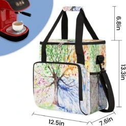 Cfpolar Coffee Maker Carrying Bag Four Season Tree Watercolors Travel Coffee Machine Bag Carrying Organizer Case Portable Single Serve Coffee Brewer Tote Bag Storage Bag For Camping Picnic 12 Cfpolar Coffee Maker Carrying Bag Four Season Tree Watercolors Travel Coffee Machine Bag Carrying Organizer Case Portable Single Serve Coffee Brewer Tote Bag Storage Bag For Camping Picnic -Small Appliance Store 71vGrMykkaL. AC SL1200