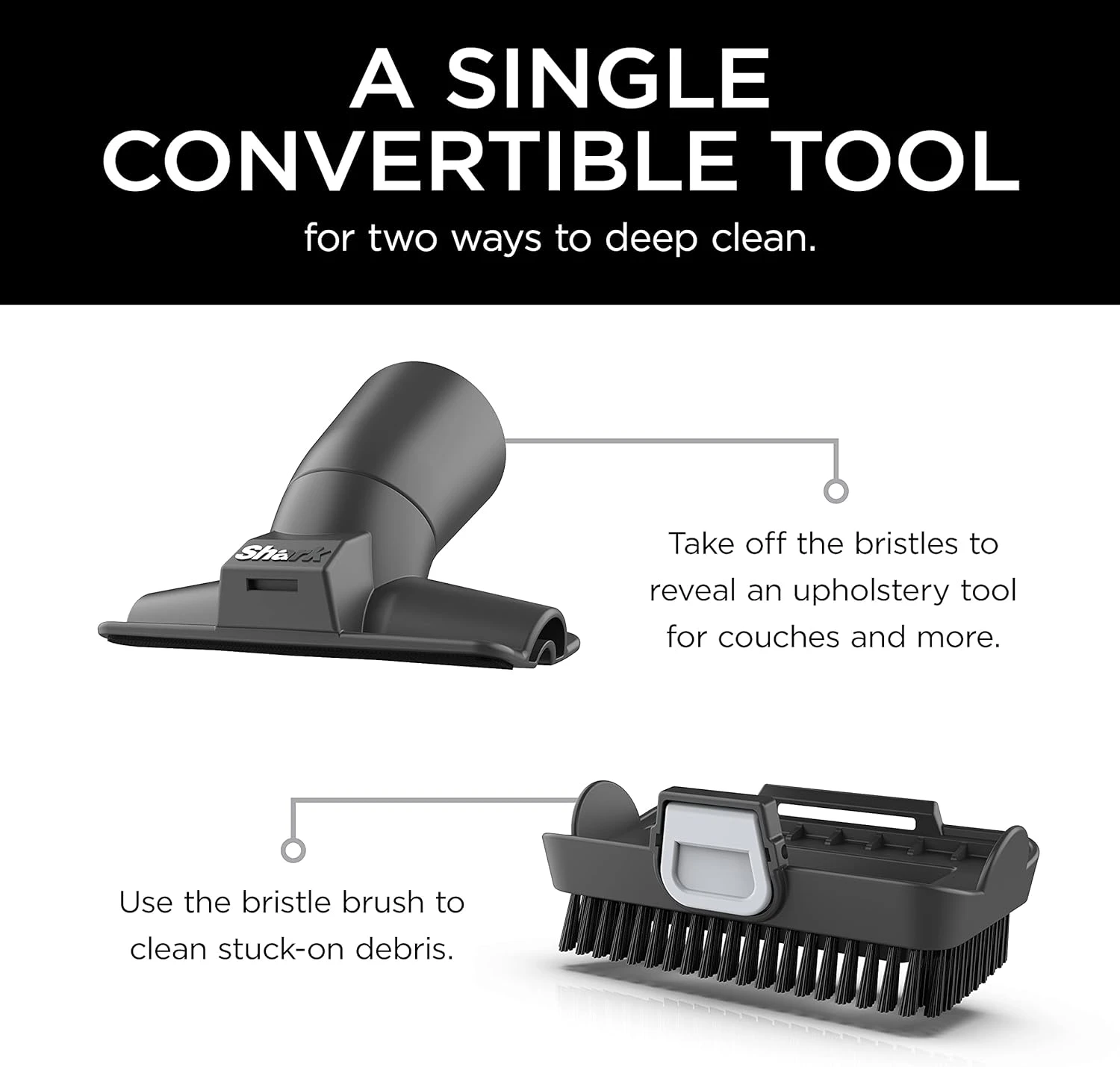 Shark HV343AMZ Rocket Corded Stick Vacuum With Self-Cleaning Brushroll, Lightweight & Maneuverable, Perfect For Pet Hair Pickup, Converts To A Hand Vacuum, With Crevice & Upholstery Tools, Blue/Silver 9 Shark HV343AMZ Rocket Corded Stick Vacuum With Self-Cleaning Brushroll, Lightweight & Maneuverable, Perfect For Pet Hair Pickup, Converts To A Hand Vacuum, With Crevice & Upholstery Tools, Blue/Silver - Image 7