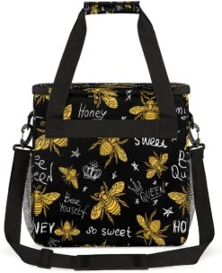 Cfpolar Coffee Maker Carrying Bag Sweet Bee Travel Coffee Machine Bag Carrying Organizer Case Portable Single Serve Coffee Brewer Tote Bag Storage Bag For Camping Picnic -Small Appliance Store 71ws2oMSLFL. AC SL1200