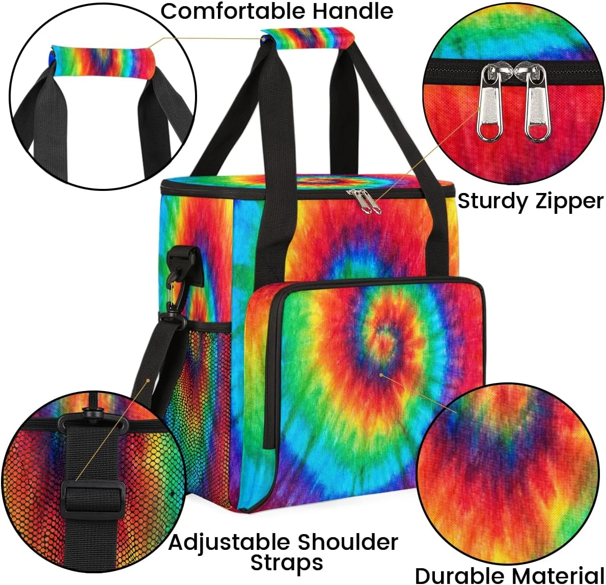 Cfpolar Coffee Maker Carrying Bag Abstract Swirl Tie Dye Travel Coffee Machine Bag Carrying Organizer Case Portable Single Serve Coffee Brewer Tote Bag Storage Bag For Camping Picnic 9 Cfpolar Coffee Maker Carrying Bag Abstract Swirl Tie Dye Travel Coffee Machine Bag Carrying Organizer Case Portable Single Serve Coffee Brewer Tote Bag Storage Bag For Camping Picnic - Image 7