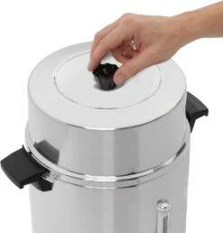 West Bend 33600 Coffee Urn Commercial Highly-Polished Aluminum NSF Approved Features Automatic Temperature Control Large Capacity With Fast Brewing And Easy Clean Up, 100-Cup, Silver -Small Appliance Store 71wujpXXM4L. AC SL1500