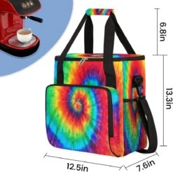 Cfpolar Coffee Maker Carrying Bag Abstract Swirl Tie Dye Travel Coffee Machine Bag Carrying Organizer Case Portable Single Serve Coffee Brewer Tote Bag Storage Bag For Camping Picnic 12 Cfpolar Coffee Maker Carrying Bag Abstract Swirl Tie Dye Travel Coffee Machine Bag Carrying Organizer Case Portable Single Serve Coffee Brewer Tote Bag Storage Bag For Camping Picnic -Small Appliance Store 71xOskErTTL. AC SL1200