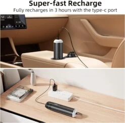 RUBOT Hand Held Vacuum Cordless Rechargeable, Car Mini Vacuum Cleaner High Power, Portable Vacuum Cleaners For Car,Home,Outdoor,Air Blower-P15(Black) 12 RUBOT Hand Held Vacuum Cordless Rechargeable, Car Mini Vacuum Cleaner High Power, Portable Vacuum Cleaners For Car,Home,Outdoor,Air Blower-P15(Black) -Small Appliance Store 71xXu3QMpnL. AC SL1500