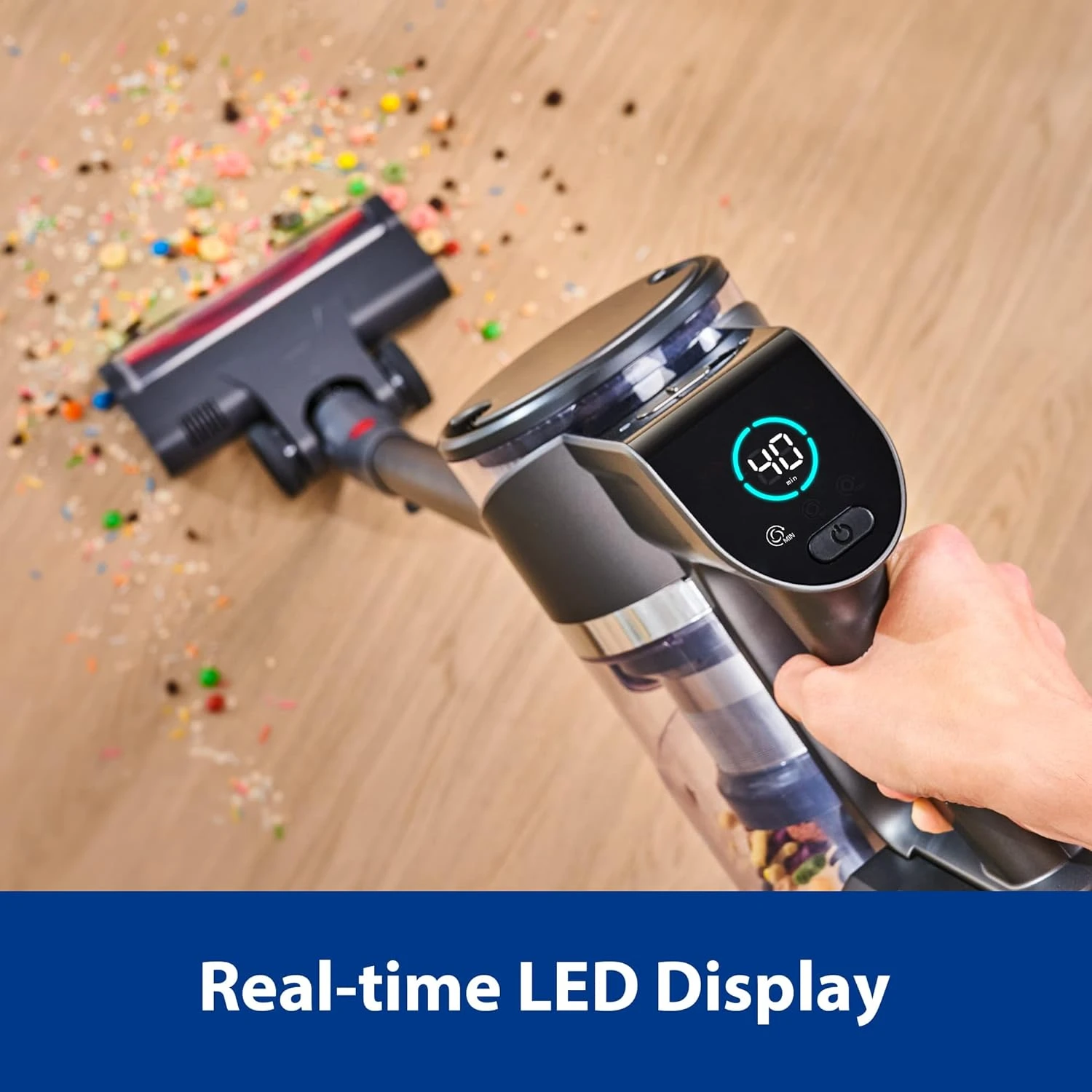 Maircle S3 Mate Cordless Stick Vacuum Cleaner/w 210AW Fade-Free Suction, XL Dust Cup, Anti-Tangle, Lightweight Handheld Vac For Hard Floor, Carpet, Pet Hair, W LED Headlights, Charging Dock 11 Maircle S3 Mate Cordless Stick Vacuum Cleaner/w 210AW Fade-Free Suction, XL Dust Cup, Anti-Tangle, Lightweight Handheld Vac For Hard Floor, Carpet, Pet Hair, W LED Headlights, Charging Dock - Image 9