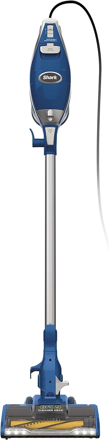 Shark HV343AMZ Rocket Corded Stick Vacuum With Self-Cleaning Brushroll, Lightweight & Maneuverable, Perfect For Pet Hair Pickup, Converts To A Hand Vacuum, With Crevice & Upholstery Tools, Blue/Silver 3 Shark HV343AMZ Rocket Corded Stick Vacuum With Self-Cleaning Brushroll, Lightweight & Maneuverable, Perfect For Pet Hair Pickup, Converts To A Hand Vacuum, With Crevice & Upholstery Tools, Blue/Silver