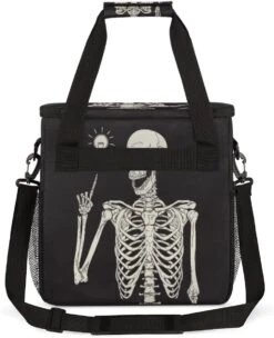 Cfpolar Coffee Maker Carrying Bag Cute Skull Ideal Travel Coffee Machine Bag Carrying Organizer Case Portable Single Serve Coffee Brewer Tote Bag Storage Bag For Camping Picnic -Small Appliance Store 71yvZoSj3GL. AC SL1200