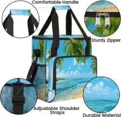 Cfpolar Coffee Maker Carrying Bag Beach Sandy Palm Tree Travel Coffee Machine Bag Carrying Organizer Case Portable Single Serve Coffee Brewer Tote Bag Storage Bag For Camping Picnic 16 Cfpolar Coffee Maker Carrying Bag Beach Sandy Palm Tree Travel Coffee Machine Bag Carrying Organizer Case Portable Single Serve Coffee Brewer Tote Bag Storage Bag For Camping Picnic -Small Appliance Store 71zrnbIfQL. AC SL1200