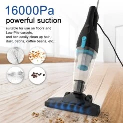 TC-JUNESUN Stick Vacuum Cleaner, 4 In 1 Lightweight Corded Vac With Handheld, 400W 15kpa Powerful Suction Small Dorm Vacuum Cleaner Portable With HEPA Filters, For Sofa, Curtains, Hard Floor, Pet Hair 14 TC-JUNESUN Stick Vacuum Cleaner, 4 In 1 Lightweight Corded Vac With Handheld, 400W 15kpa Powerful Suction Small Dorm Vacuum Cleaner Portable With HEPA Filters, For Sofa, Curtains, Hard Floor, Pet Hair -Small Appliance Store 71zzWKYYCaL. AC SL1500