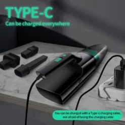 Car Vacuum Cordless Rechargeable, 9000PA High Power Hand Vacuum Cordless Rechargeable,Small Mini Wireless Handheld Car Vacuum Cleaner, Handy Cordless Vacuum Cleaner With 2 Washable Filters-LED Light -Small Appliance Store 810rSvPQiDL. AC SL1500