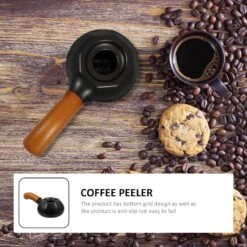 Hemoton Ceramic Handy Coffee Roaster Coffee Bean Baking Tool Portable Household Nut Peanut Cashew Chestnuts Roasting Stove For Home Cafe Shop Black -Small Appliance Store 812Dd 1y5BL. AC SL1500