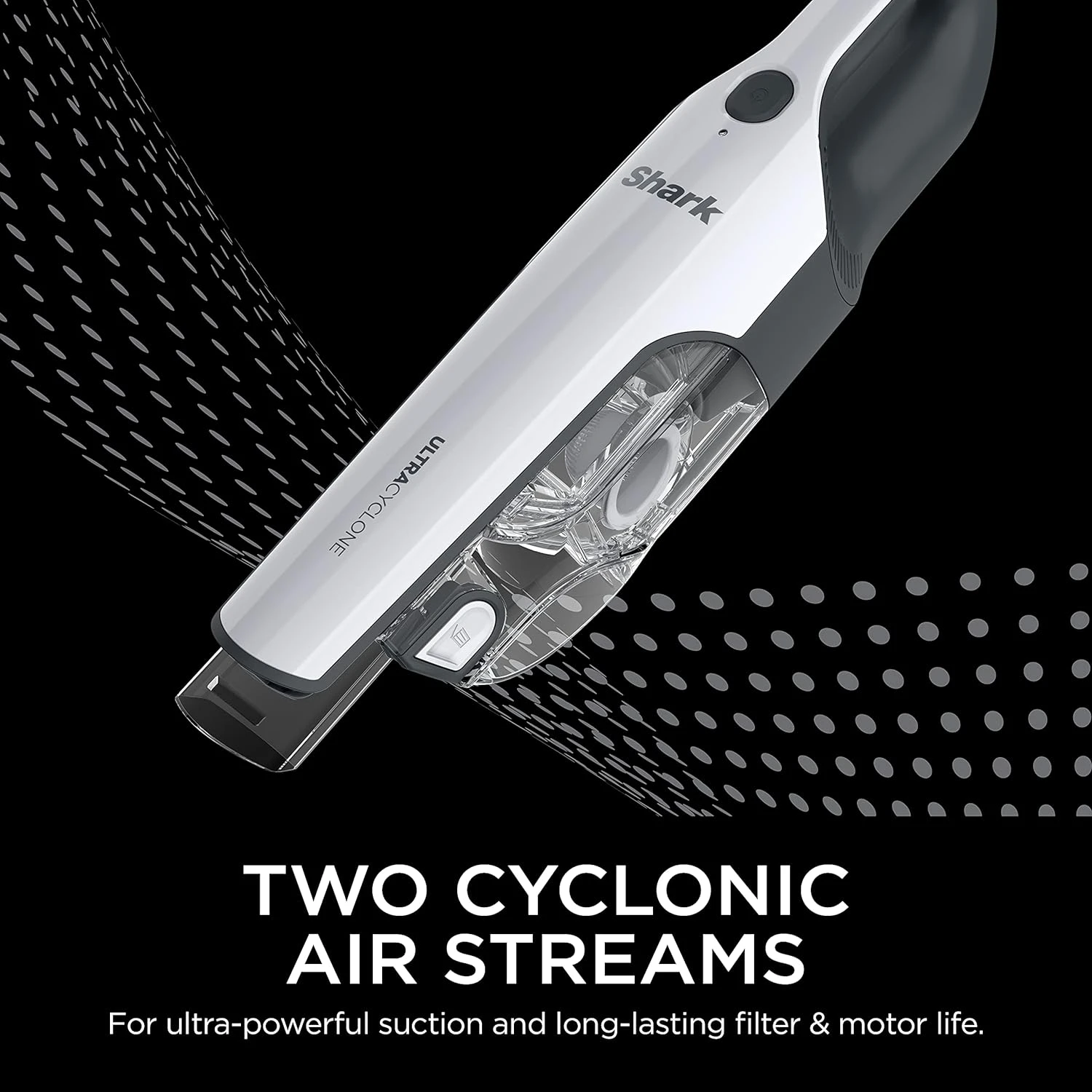 Shark CH963AMZ 2-in-1 Cordless & Handheld Vacuum Ultracyclone System, Ultra-Lightweight And Portable For Car And Home, Washable Filter, XL Dust Cup, Crevice Tool & Scrubbing Brush, White 11 Shark CH963AMZ 2-in-1 Cordless & Handheld Vacuum Ultracyclone System, Ultra-Lightweight And Portable For Car And Home, Washable Filter, XL Dust Cup, Crevice Tool & Scrubbing Brush, White - Image 9