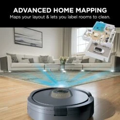 Shark AV2001 AI Robot Vacuum With Self-Cleaning Brushroll, Object Detection, Advanced Navigation, Home Mapping, Perfect For Pet Hair, Compatible With Alexa, Gray -Small Appliance Store 81ACUiC5oL. AC SL1500