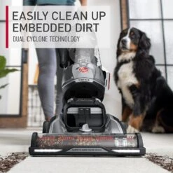 Hoover MAXLife Elite Swivel XL Pet Vacuum Cleaner With HEPA Media Filtration, Bagless Multi-Surface Upright For Carpets And Hard Floors, UH75250, Grey, 16 Lbs -Small Appliance Store 81CH8qB9utL. AC SL1500