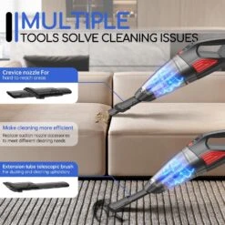 BSRCO Handheld Vacuum Cordless Rechargeable Car Vacuum 9000PA, Lightweight Portable Hand Vacuum, Hand Held Vacuum With 500ML Dustbin, Dust Busters Cordless Rechargeable Mini Vacuum For Car/Home 12 BSRCO Handheld Vacuum Cordless Rechargeable Car Vacuum 9000PA, Lightweight Portable Hand Vacuum, Hand Held Vacuum With 500ML Dustbin, Dust Busters Cordless Rechargeable Mini Vacuum For Car/Home -Small Appliance Store 81Dr1hZ1O7L. AC SL1500