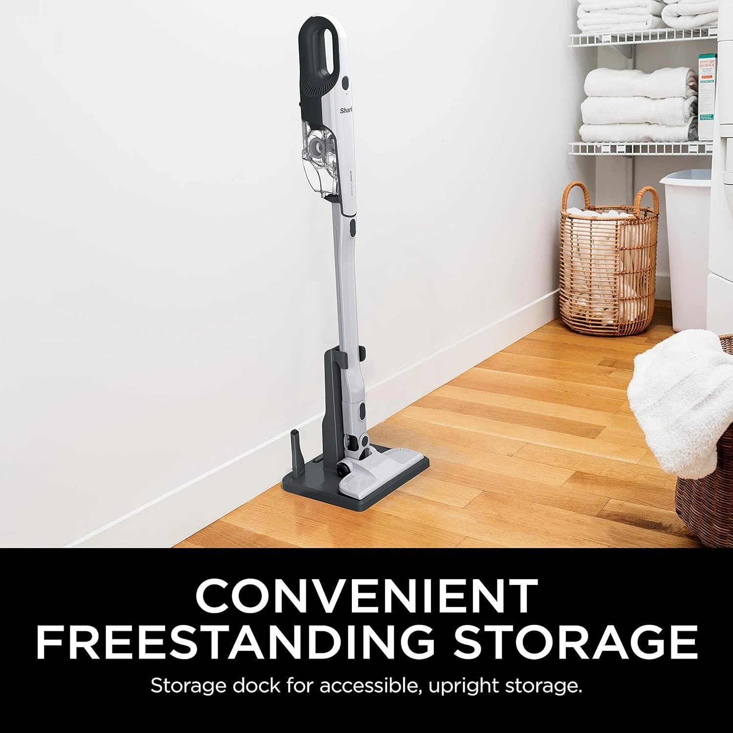 Shark CH963AMZ 2-in-1 Cordless & Handheld Vacuum Ultracyclone System, Ultra-Lightweight And Portable For Car And Home, Washable Filter, XL Dust Cup, Crevice Tool & Scrubbing Brush, White 10 Shark CH963AMZ 2-in-1 Cordless & Handheld Vacuum Ultracyclone System, Ultra-Lightweight And Portable For Car And Home, Washable Filter, XL Dust Cup, Crevice Tool & Scrubbing Brush, White - Image 8