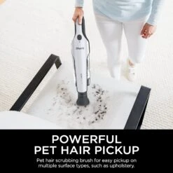 Shark CH963AMZ 2-in-1 Cordless & Handheld Vacuum Ultracyclone System, Ultra-Lightweight And Portable For Car And Home, Washable Filter, XL Dust Cup, Crevice Tool & Scrubbing Brush, White 19 Shark CH963AMZ 2-in-1 Cordless & Handheld Vacuum Ultracyclone System, Ultra-Lightweight And Portable For Car And Home, Washable Filter, XL Dust Cup, Crevice Tool & Scrubbing Brush, White -Small Appliance Store 81EX8UpwIhL. AC SL1500