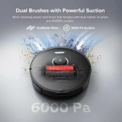 Roborock S8 Pro Ultra Robot Vacuum, Auto-Drying, Self-Washing, Liftable Dual Brush & Sonic Mop, 6000Pa Suction, Self-Refilling, Self-Emptying, Obstacle Avoidance, Black (RockDock Ultra Series) -Small Appliance Store 81G1jRUOh4L. AC SL1500