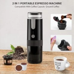 HURRISE Portable Coffee Machine Compatible For K Cup Capsules & Ground Coffee Handheld Coffee Maker Manually Operated For Camping Hiking, Driving, Home And Office 15 HURRISE Portable Coffee Machine Compatible For K Cup Capsules & Ground Coffee Handheld Coffee Maker Manually Operated For Camping Hiking, Driving, Home And Office -Small Appliance Store 81G9B2MhL3L. AC SL1500