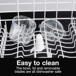 Proctor Silex Durable Electric Vegetable Chopper & Mini Food Processor For Chopping, Puree & Emulsify, 1.5 Cup, White -Small Appliance Store 81GZMtfmkbL. AC SL1500