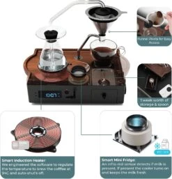 Barisieur Coffee Alarm Clock Coffee Maker- 2 Ounces, Black Walnut -Small Appliance Store 81HIekqWK L. AC SL1500