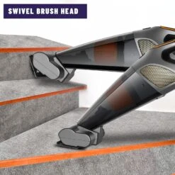 Auloea Handheld Vacuum For Pet Hair - Hand Held Car Vacuum Cordless Rechargeable - Powerful Stair Vacuum With Motorized Brush - Black/V14 -Small Appliance Store 81KixHla sL. AC SL1500