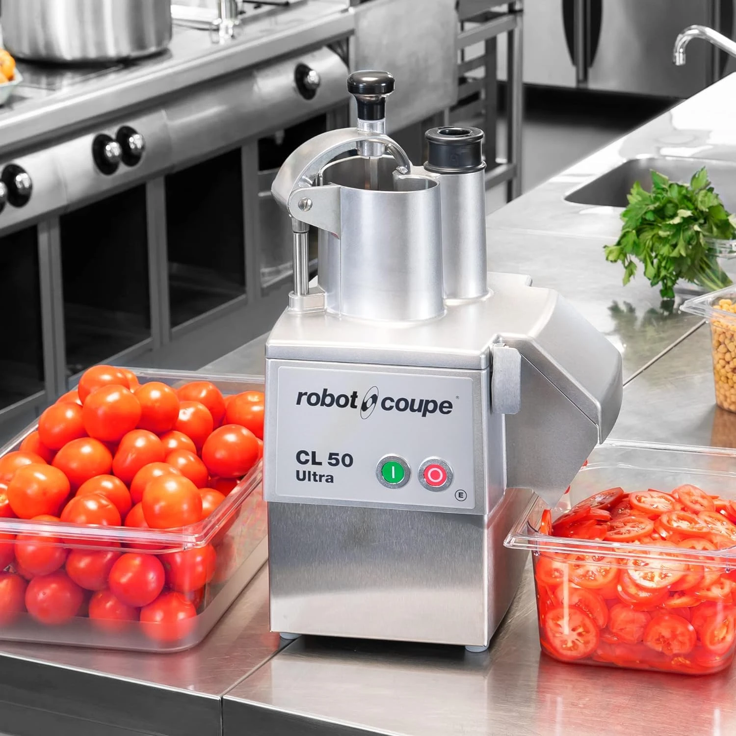 Robot Coupe CL50EULTRA Single-Speed Cutter Mixer Continuous Feed Commercial Food Processor With Side Discharge, 120v 6 Robot Coupe CL50EULTRA Single-Speed Cutter Mixer Continuous Feed Commercial Food Processor With Side Discharge, 120v - Image 4