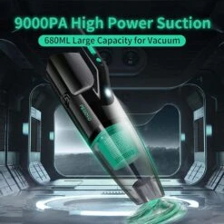 Car Vacuum Cordless Rechargeable, 9000PA High Power Hand Vacuum Cordless Rechargeable,Small Mini Wireless Handheld Car Vacuum Cleaner, Handy Cordless Vacuum Cleaner With 2 Washable Filters-LED Light -Small Appliance Store 81RmKVZ2FuL. AC SL1500