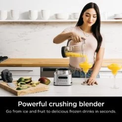 Ninja SS151 TWISTi Blender DUO, High-Speed 1600 WP Smoothie Maker & Nutrient Extractor* 5 Functions Smoothie, Spreads & More, SmartTORQUE, 34-oz. Pitcher & (2) To-Go Cups, Gray -Small Appliance Store 81T17s5ZIvL. AC SL1500
