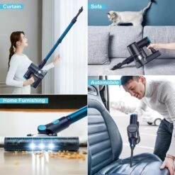 Claesydorn Cordless Vacuum Cleaner, Powerful 6-in-1 Lightweight Stick Vacuum Up To 45mins Runtime With Ultra-Large Capacity Battery, Rechargeable Handheld Vacuum For Hard Floor Pet Hair Home -Small Appliance Store 81UBviTqwlL. AC SL1500