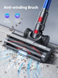 BuTure Cordless Vacuum Cleaner, 450W 33KPA Cordless Stick Vacuum, Up To 55 Mins Runtime, Anti-Winding Brush And 1.2L Large Dust Cup, Handheld Vacuum Cleaners For Hardwood Floor Carpet Stair Pet Hair -Small Appliance Store 81VM2EEH22L. AC SL1500