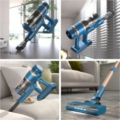 PRETTYCARE Cordless Vacuum Cleaner, 28Kpa Stick Vacuum With Powerful Brushless Motor, LED Touch Display, 45 Mins Long Runtime, Lightweight Vacuum Cleaner For Hard Floor Carpet Pet Hair, P2 -Small Appliance Store 81W8Dx4mcL. AC SL1500