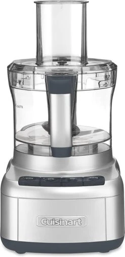 Cuisinart 8 Cup Food Processor, 350-Watt Motor, Medium To Fine Slicing Discs, FP-8SV, Silver