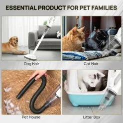 IPettie Cordless Pet Hair Vacuum 12000 PA Powerful Suction With LED Light, 4 Different Nozzles, Cat Hair Or Dog Hair Vacuum For Shedding, Portable Handheld Vacuum For Pet Hair 11 IPettie Cordless Pet Hair Vacuum 12000 PA Powerful Suction With LED Light, 4 Different Nozzles, Cat Hair Or Dog Hair Vacuum For Shedding, Portable Handheld Vacuum For Pet Hair -Small Appliance Store 81YMxyfAPzL. AC SL1500