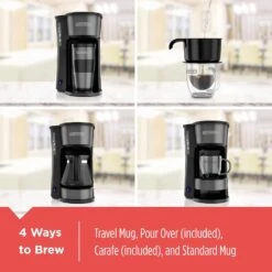 Black & Decker BLACK+DECKER™ 4-in-1 5-Cup* Coffee Station Coffeemaker, Black Stainless Steel 13 Black & Decker BLACK+DECKER™ 4-in-1 5-Cup* Coffee Station Coffeemaker, Black Stainless Steel -Small Appliance Store 81YyXPrD4DL. AC SL1500