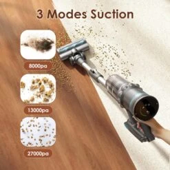 Oraimo Cordless Vacuum Cleaner, 27KPA Stick Vacuum Cleaner, 380W Brushless Motor With Motorized Brush For Pet Hair, Lightweight Cordless Vacuum With Powerful Suction For Carpet, Hardfloor, Sofa, Stair -Small Appliance Store 81bGd06dD4L. AC SL1500