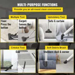 VEVOR 3.6qt Backpack Vacuum Cleaner, Blue 15 VEVOR 3.6qt Backpack Vacuum Cleaner, Blue -Small Appliance Store 81bKBoJMwwL. AC SL1500