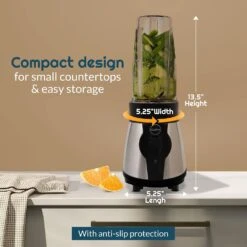 ICucina Personal, Portable Blender For Shakes And Smoothies, Single Serve, 28oz Cups With To-Go Lids -Small Appliance Store 81iaS4D85NL. AC SL1500