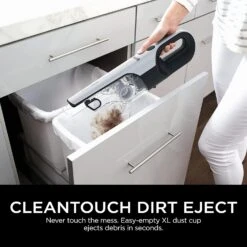 Shark CH963AMZ 2-in-1 Cordless & Handheld Vacuum Ultracyclone System, Ultra-Lightweight And Portable For Car And Home, Washable Filter, XL Dust Cup, Crevice Tool & Scrubbing Brush, White 17 Shark CH963AMZ 2-in-1 Cordless & Handheld Vacuum Ultracyclone System, Ultra-Lightweight And Portable For Car And Home, Washable Filter, XL Dust Cup, Crevice Tool & Scrubbing Brush, White -Small Appliance Store 81lObcqOM9L. AC SL1500