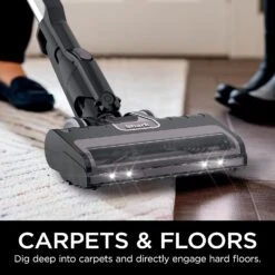 Shark HS152AMZ UltraLight Pet Plus Corded Stick Vacuum, With Swivel Steering, LED Headlights, Removable Dust Cup, Precision Hand Vacuum, And 2 Pet Tools, For All Floors, Lavender,Black 22 Shark HS152AMZ UltraLight Pet Plus Corded Stick Vacuum, With Swivel Steering, LED Headlights, Removable Dust Cup, Precision Hand Vacuum, And 2 Pet Tools, For All Floors, Lavender,Black -Small Appliance Store 81sy9n6L7hL. AC SL1500