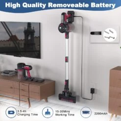 Foppapedretti Cordless Vacuum Cleaner, Cordless Vacuum With 25Kpa Super Suction, 210W Brushless Motor, Up To 35 Mins Runtime Lightweight Handheld Vacuum Cleaner For Hardwood Floor Carpet Pet Hair 11 Foppapedretti Cordless Vacuum Cleaner, Cordless Vacuum With 25Kpa Super Suction, 210W Brushless Motor, Up To 35 Mins Runtime Lightweight Handheld Vacuum Cleaner For Hardwood Floor Carpet Pet Hair -Small Appliance Store 81tO2JY9OJL. AC SL1500