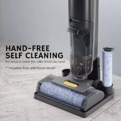 AIRTHEREAL Smart Wet Dry Vacuum Cleaner, Cordless Hard Floor Cleaner Vacuum Mop All In One With Self-Cleaning, Smart Voice Assistant With Extra Brush-Roll And Filter, VacTide V1 Gray -Small Appliance Store 81tQwMW7R1L. AC SL1500